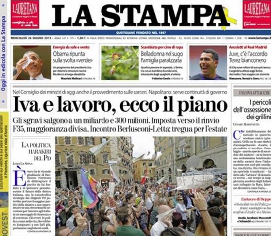 I quotidiani oggi in edicola (inserita in galleria)