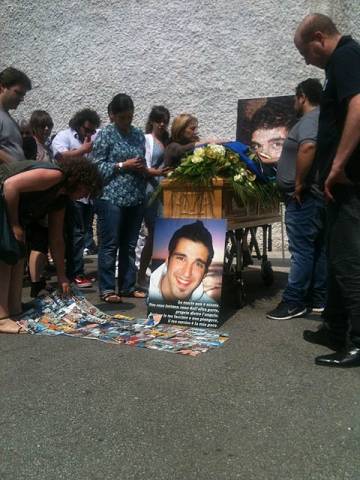 Il funerale di Mario Pastore (inserita in galleria)
