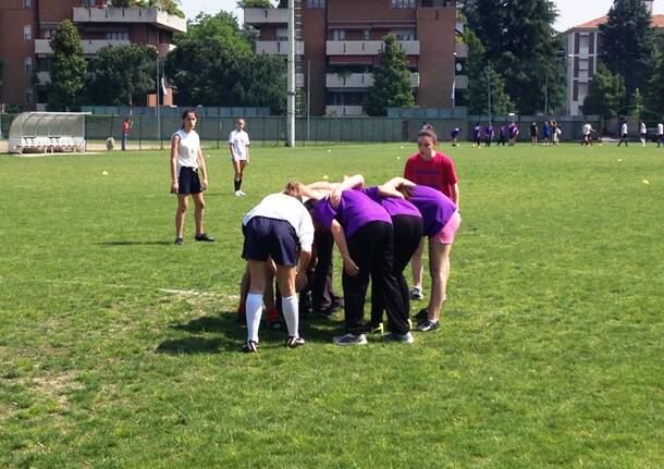 Studenti rugbisti al Pino Cozzi