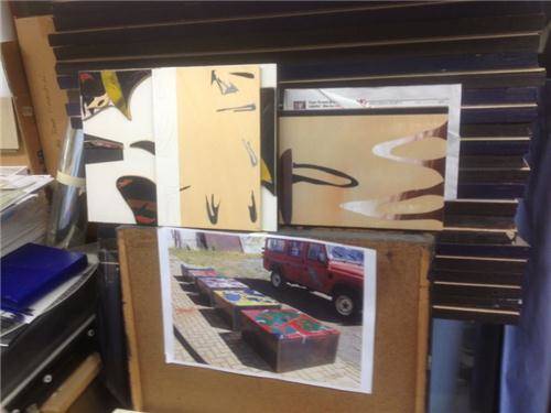 L'atelier di Giorgio Vicentini (inserita in galleria)