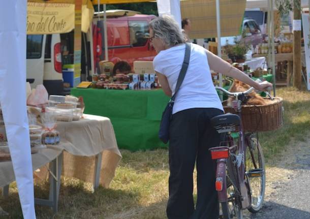 La "Bio fiera" alla Cascina Burattana (inserita in galleria)