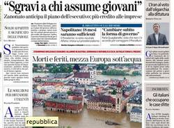 Le prime pagine di oggi (inserita in galleria)