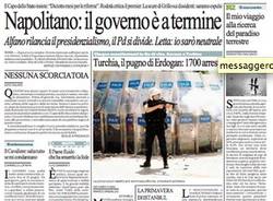 Le prime pagine di oggi (inserita in galleria)