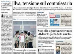 Le prime pagine di oggi (inserita in galleria)