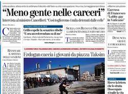 Le prime pagine di oggi (inserita in galleria)