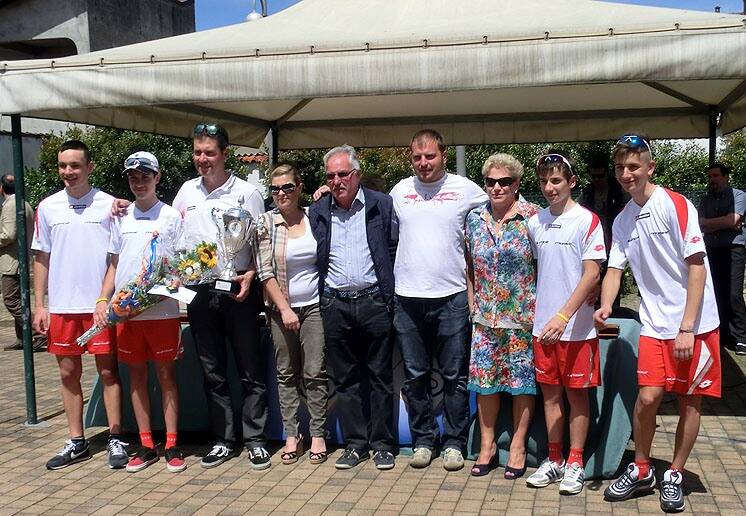 vincitori con famiglia Donatiu