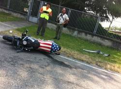 Auto contro moto a Fagnano Olona  (inserita in galleria)