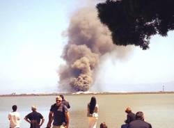 Boing in fiamme a San Francisco (inserita in galleria)