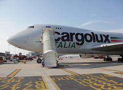 Ecco "Monte Rosa", il nuovo Boeing di Cargolux a Malpensa (inserita in galleria)