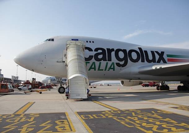 Ecco "Monte Rosa", il nuovo Boeing di Cargolux a Malpensa (inserita in galleria)