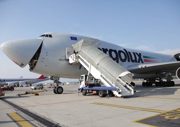 Ecco "Monte Rosa", il nuovo Boeing di Cargolux a Malpensa (inserita in galleria)