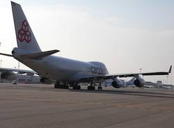 Ecco "Monte Rosa", il nuovo Boeing di Cargolux a Malpensa (inserita in galleria)