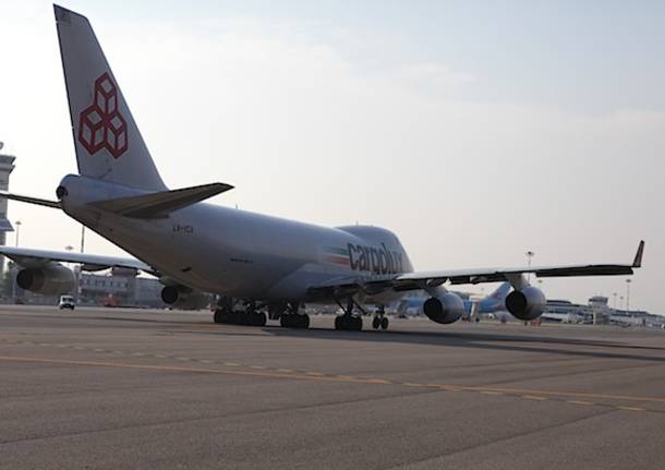 Ecco "Monte Rosa", il nuovo Boeing di Cargolux a Malpensa (inserita in galleria)