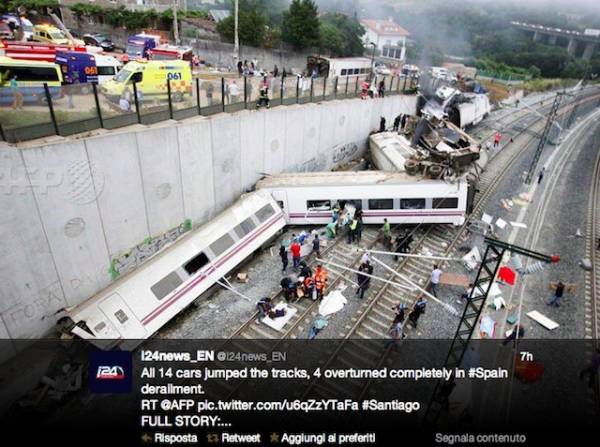 Galizia, le prime foto da twitter (inserita in galleria)