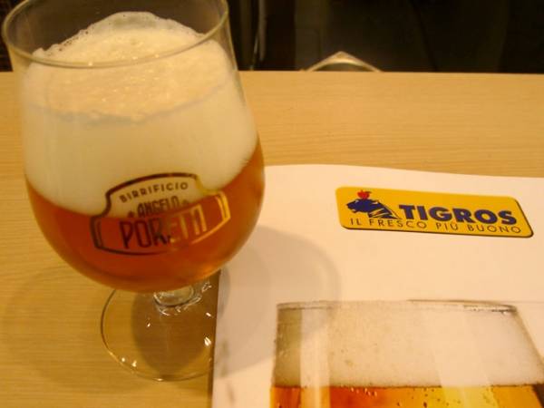 La Birra Poretti si svela al Tigros (inserita in galleria)