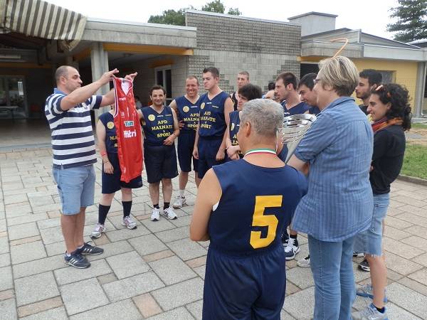 La Cimberio omaggia i campioni d'Italia di Malnate (inserita in galleria)