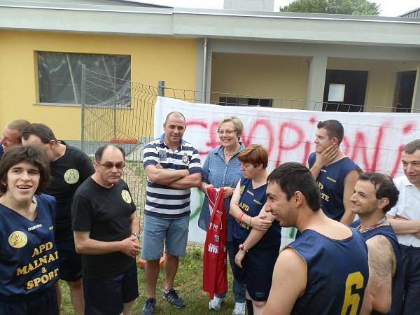 La Cimberio omaggia i campioni d'Italia di Malnate (inserita in galleria)
