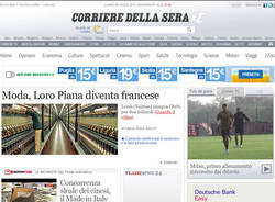 Le home page dei giornali (inserita in galleria)