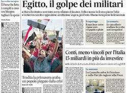 Le prime pagine di oggi (inserita in galleria)