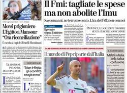 Le prime pagine di oggi (inserita in galleria)