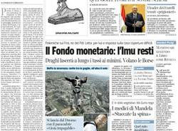 Le prime pagine di oggi (inserita in galleria)