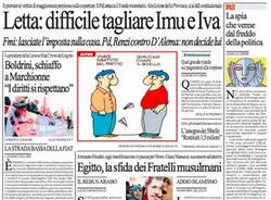 Le prime pagine di oggi (inserita in galleria)