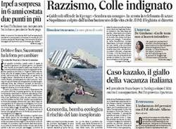 Le prime pagine di oggi (inserita in galleria)