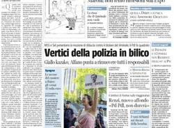 Le prime pagine di oggi (inserita in galleria)