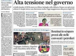 Le prime pagine di oggi (inserita in galleria)