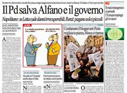 Le prime pagine di oggi (inserita in galleria)