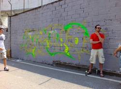 Lo stadio "Franco Ossola" prende colore 2 (inserita in galleria)