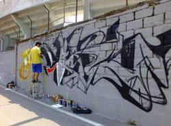 Lo stadio "Franco Ossola" prende colore 2 (inserita in galleria)