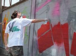 Lo stadio "Franco Ossola" prende colore 3 (inserita in galleria)