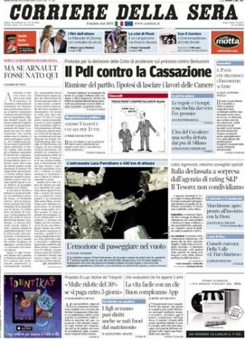 Quotidiani in edicola 10 luglio (inserita in galleria)