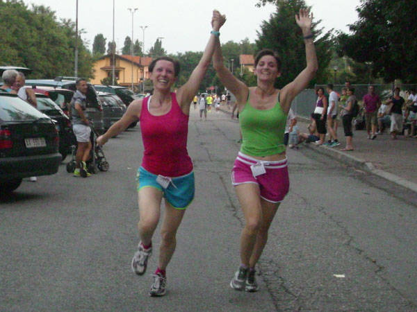 Runners col tricolore per Laura e Costantino (inserita in galleria)