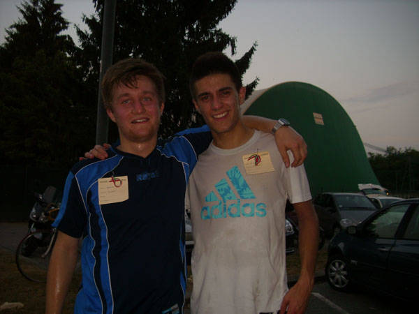 Runners col tricolore per Laura e Costantino (inserita in galleria)