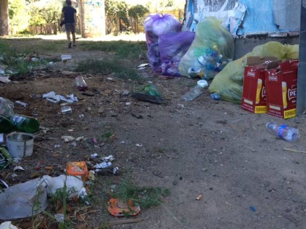 Degrado sotto il ponte della Mornera (inserita in galleria)