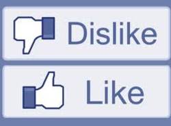 facebooks like dislike