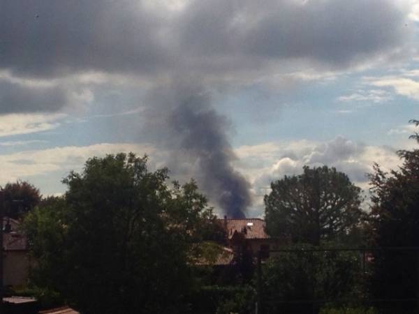 Fiamme nella galleria di Pedemontana (inserita in galleria)