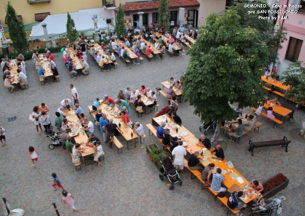 Gnocco fritto in piazza a Gemonio (inserita in galleria)