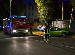 Incidente con volante della Polizia (inserita in galleria)
