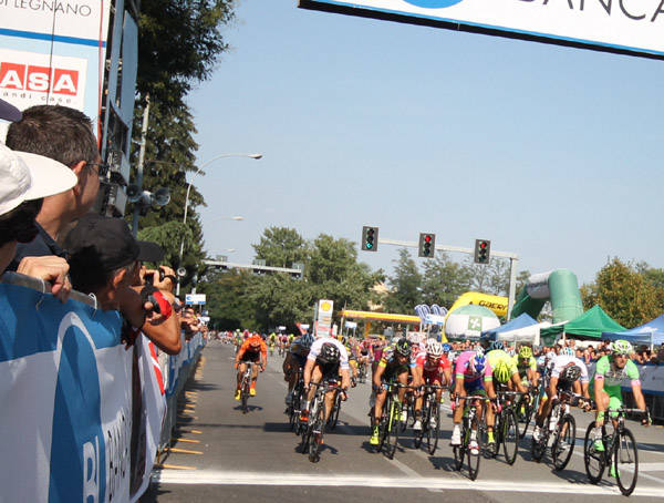 La Coppa Bernocchi - l'arrivo (inserita in galleria)