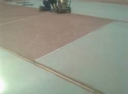 Lavori all'ex bocciodromo di Saronno (inserita in galleria)