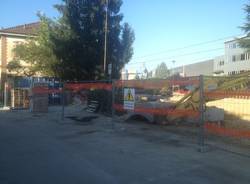 Lavori alla stazione di Gazzada-Schianno-Morazzone (inserita in galleria)