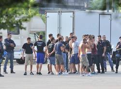 tafferugli varese catania