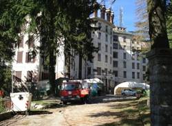 Tutto pronto per la festa degli Alpini al Campo dei Fiori  (inserita in galleria)