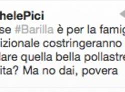 Barilla: la famiglia tradizionale e la gallina di Banderas (inserita in galleria)