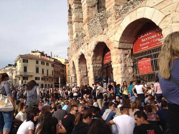 Il Liga all'Arena di Verona (inserita in galleria)