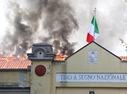 incendio tiro a segno apertura