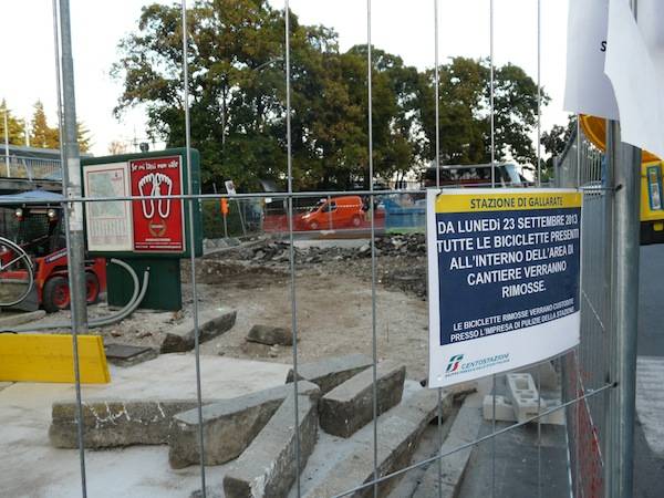 Lavori alla stazione di Gallarate (inserita in galleria)